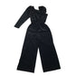 Zara 7-8 years black occasion jumpsuit sparkly velvet style polyester elastane polyamide