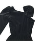 Zara 7-8 years black occasion jumpsuit sparkly velvet style polyester elastane polyamide