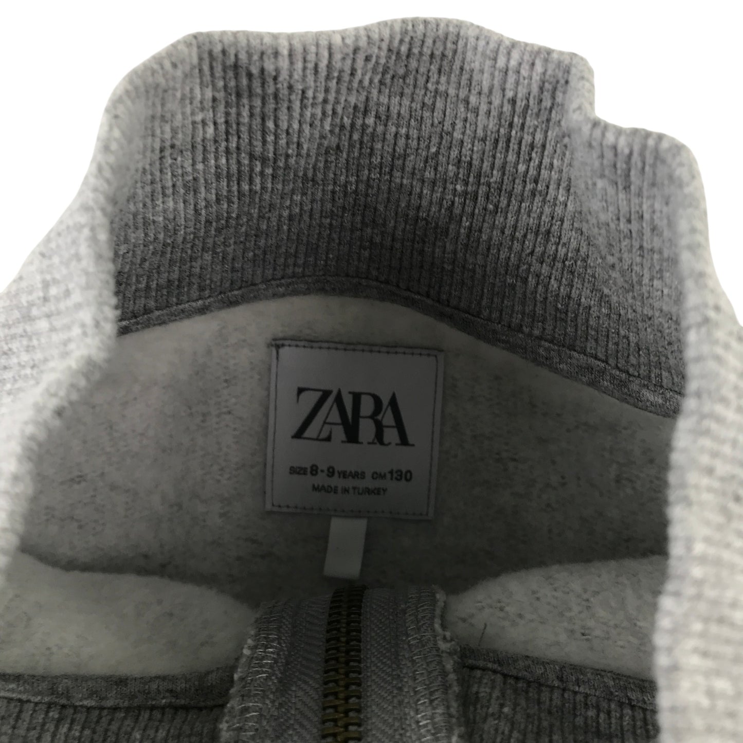 Zara 8-9 years grey sweater New York cotton polyester