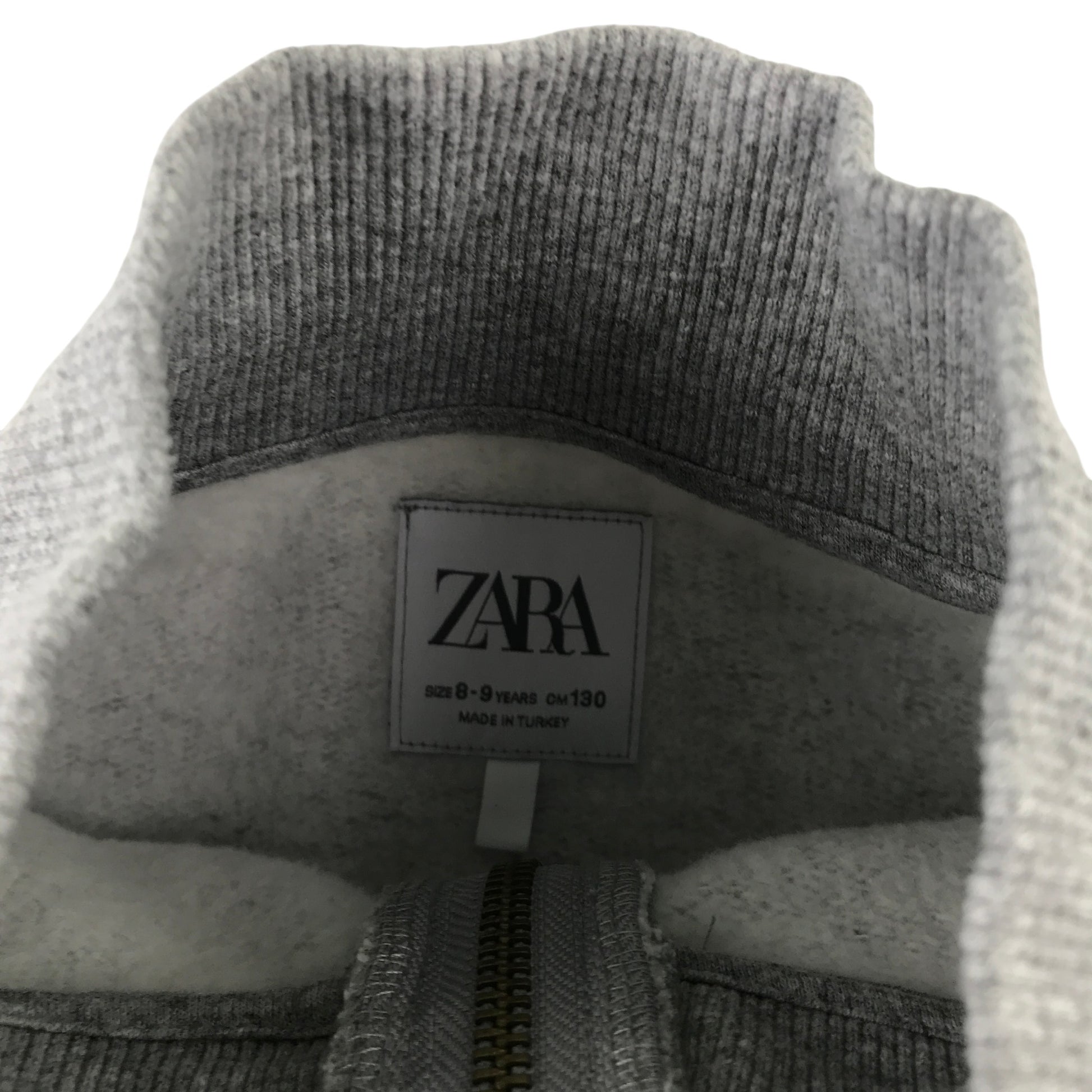Zara 8-9 years grey sweater New York cotton polyester