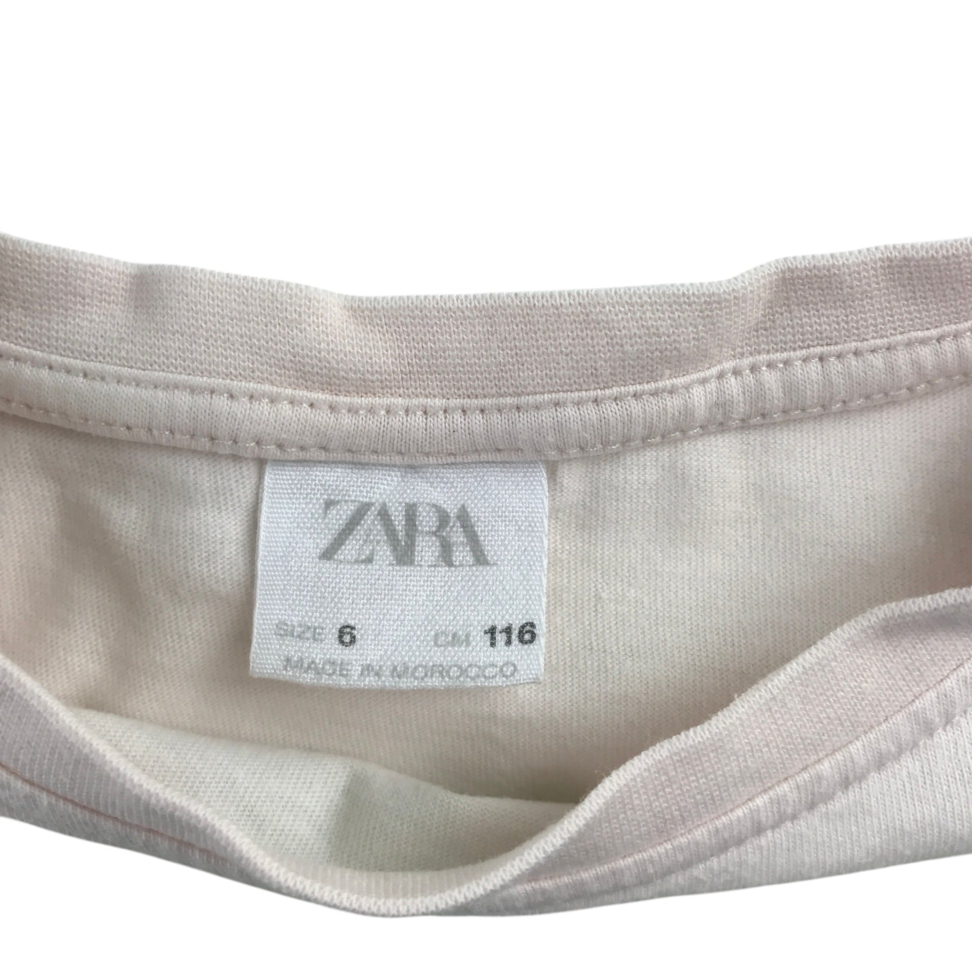 Zara and Primark summer bundle 5-6 years white t-shirt and grey shorts cotton polyester