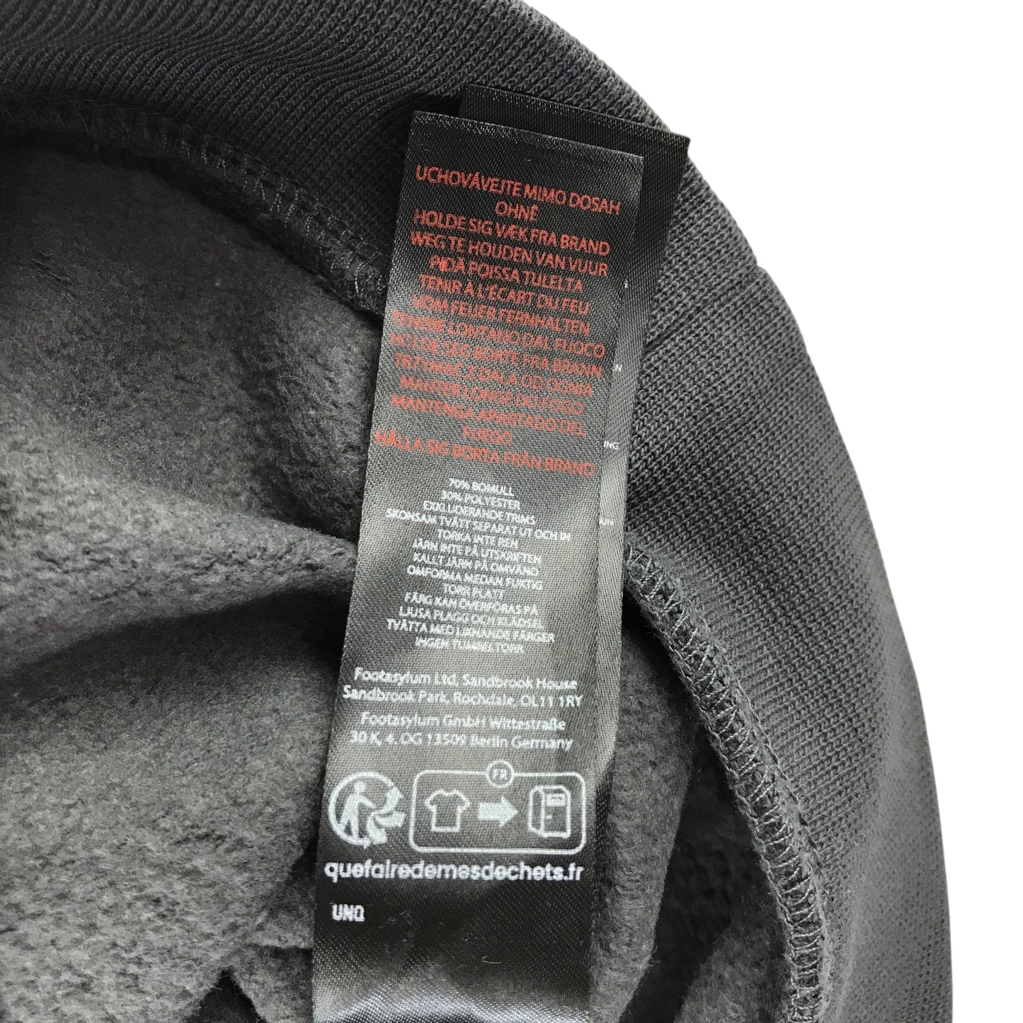 Zavetti Canada 6-7 years dark grey print sweater