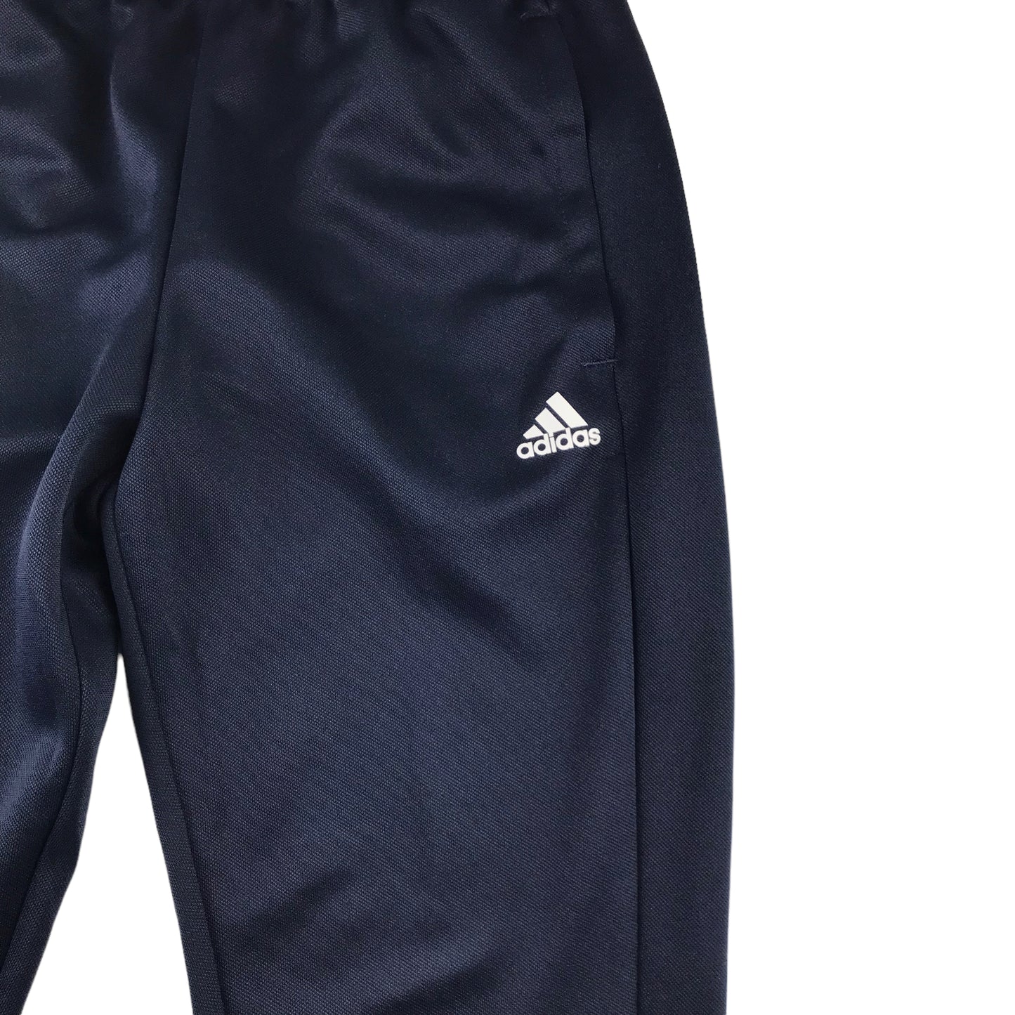 Adidas sport joggers 11-12 years navy blue slim leg elasticated waistband