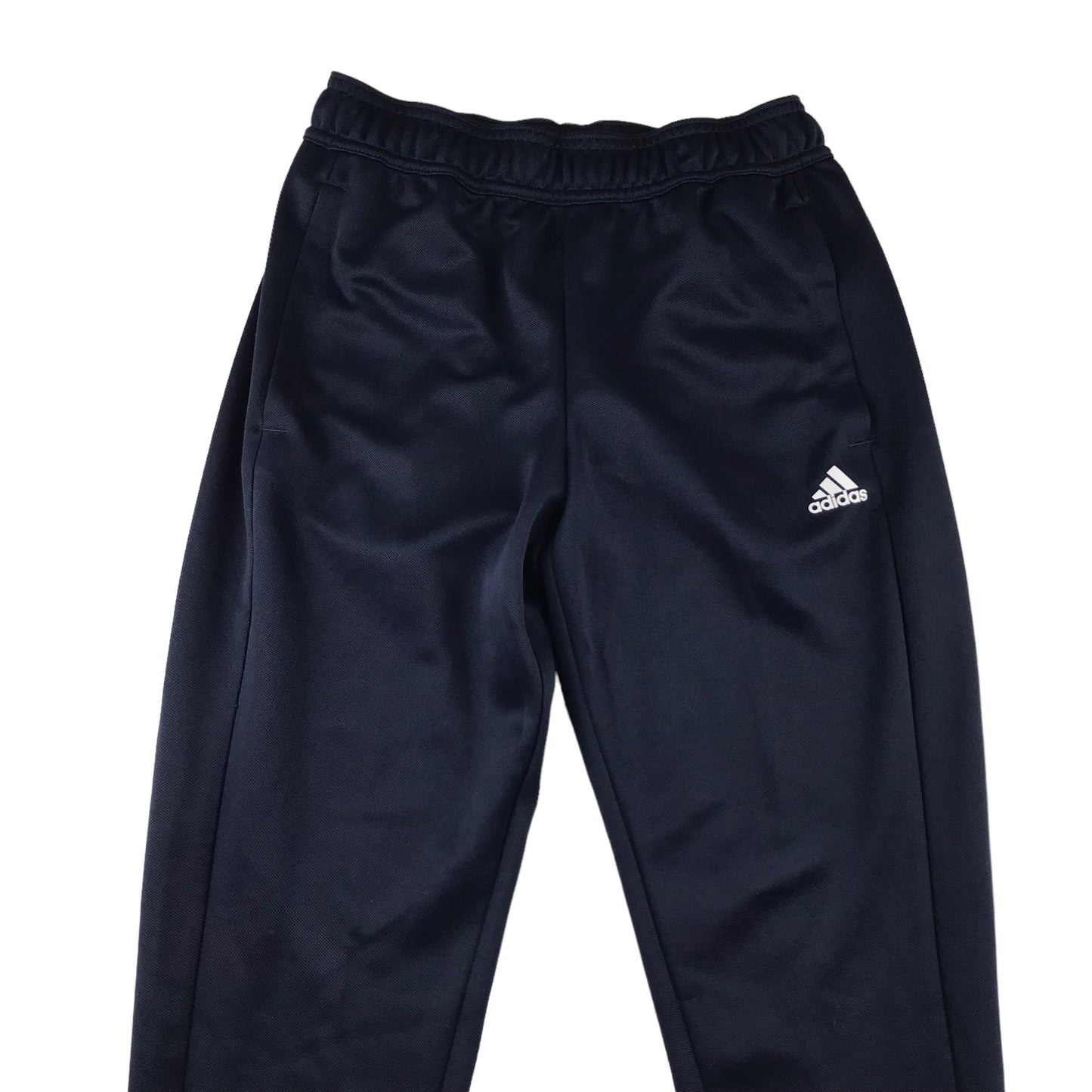 Adidas sport joggers 11-12 years navy blue slim leg elasticated waistband