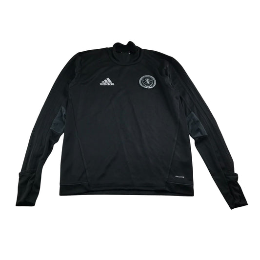 Adidas Sports Top Adult S Black Scotland Badge with Foldable Mittens