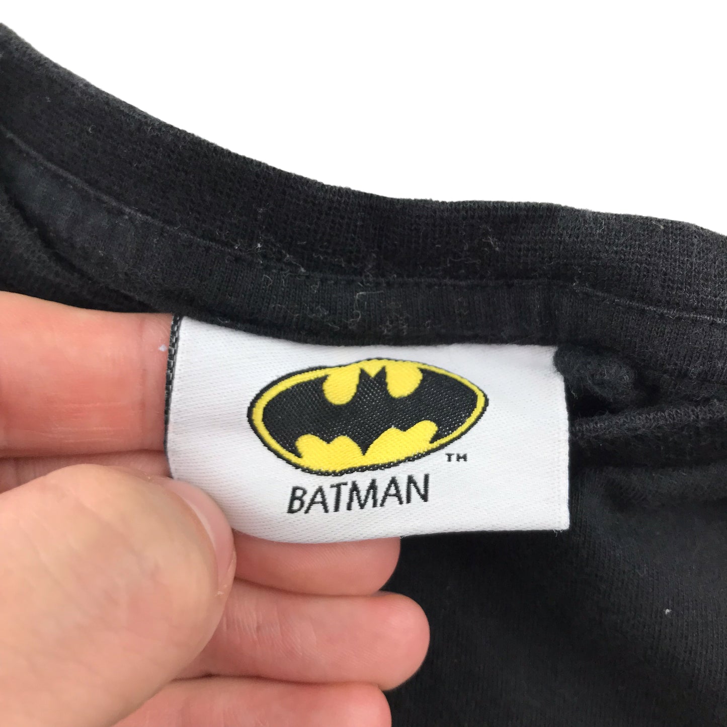 Next t-shirt 5-6 years black Batman studs short sleeve cotton