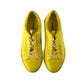 Pangaia trainers shoe size UK 5 yellow grape leather vegan