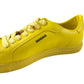 Pangaia trainers shoe size UK 5 yellow grape leather vegan