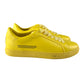 Pangaia trainers shoe size UK 5 yellow grape leather vegan