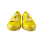 Pangaia trainers shoe size UK 5 yellow grape leather vegan
