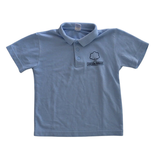 *Langside Primary Light Blue Polo Shirt
