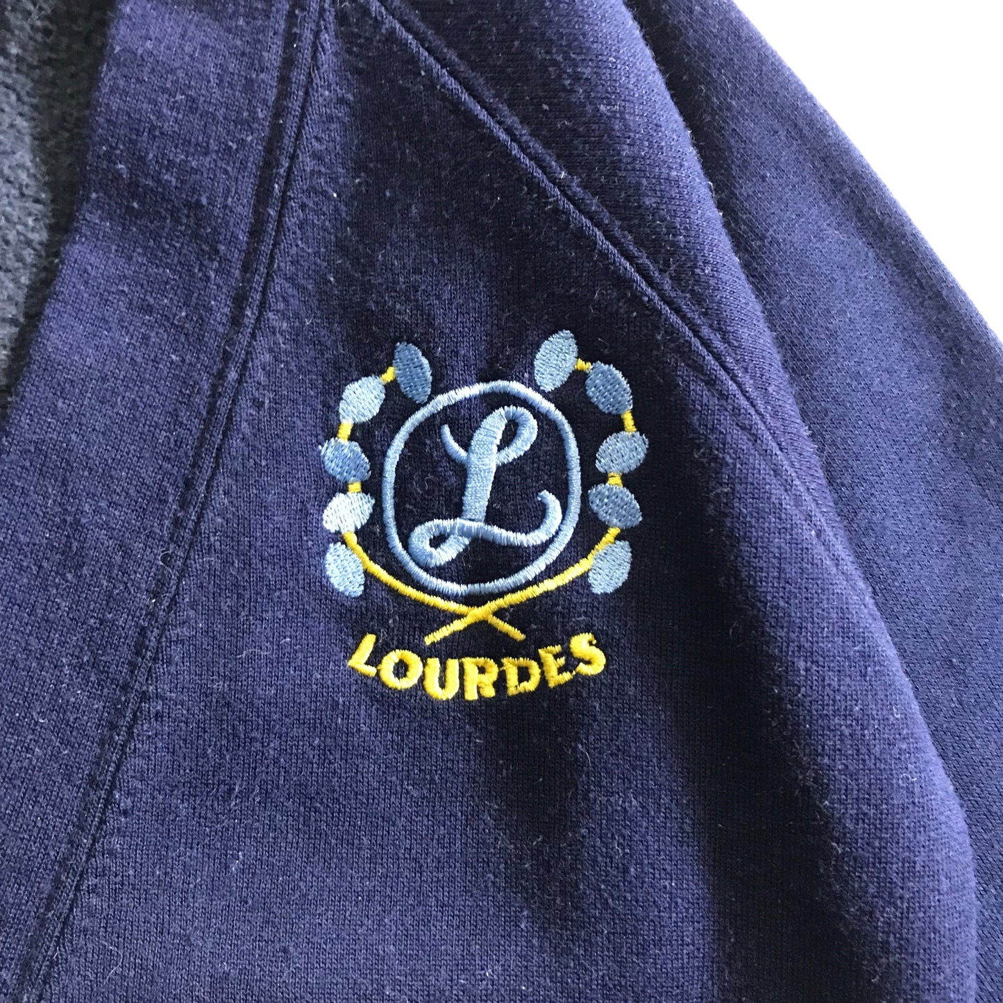 *Our Lady of Lourdes Primary Navy Blue V-neck Sweatshirt