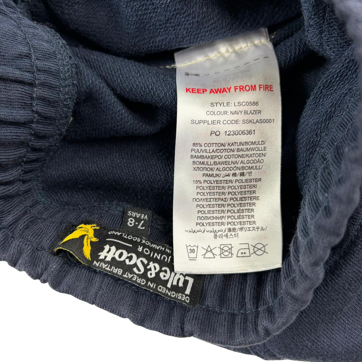 Lyle & Scott 7-8 years blue shorts