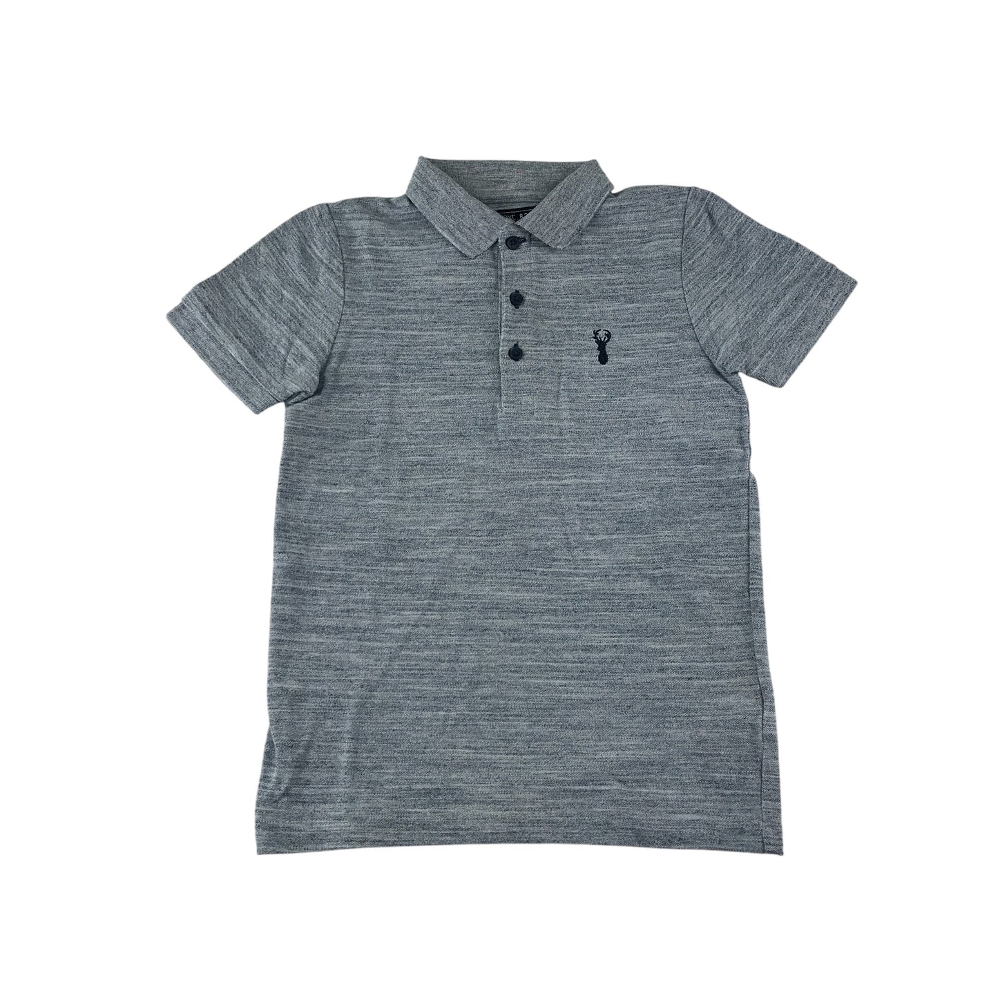 Next polo shirt 6-7 years grey plain with logo