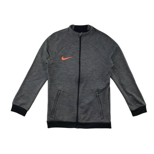 Nike sport sweatshirt 8-9 years grey full zipper sporty top