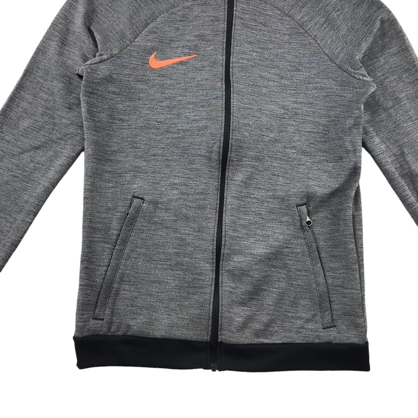 Nike sport sweatshirt 8-9 years grey full zipper sporty top