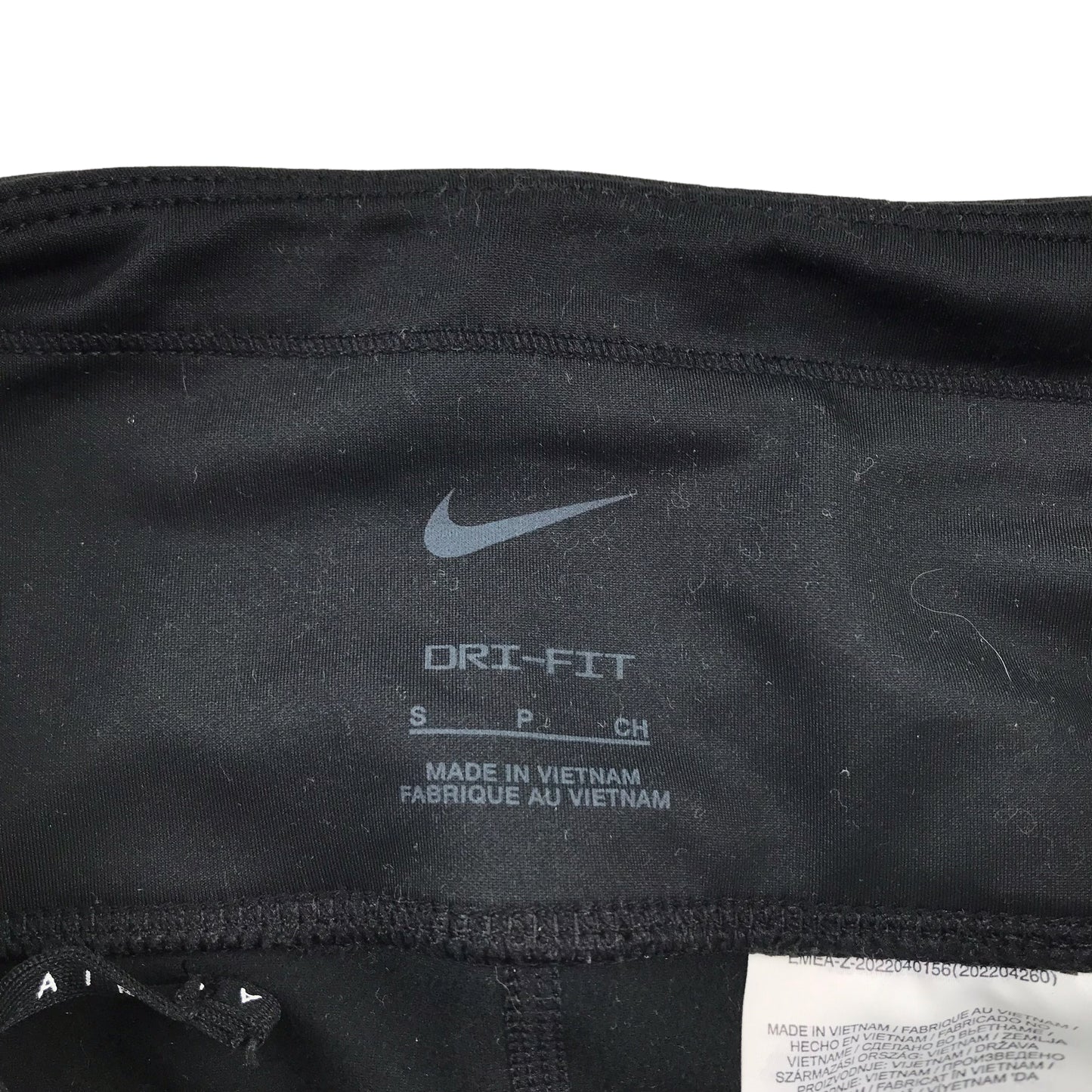 Nike Air sport leggings women size S black and grey velvet mix