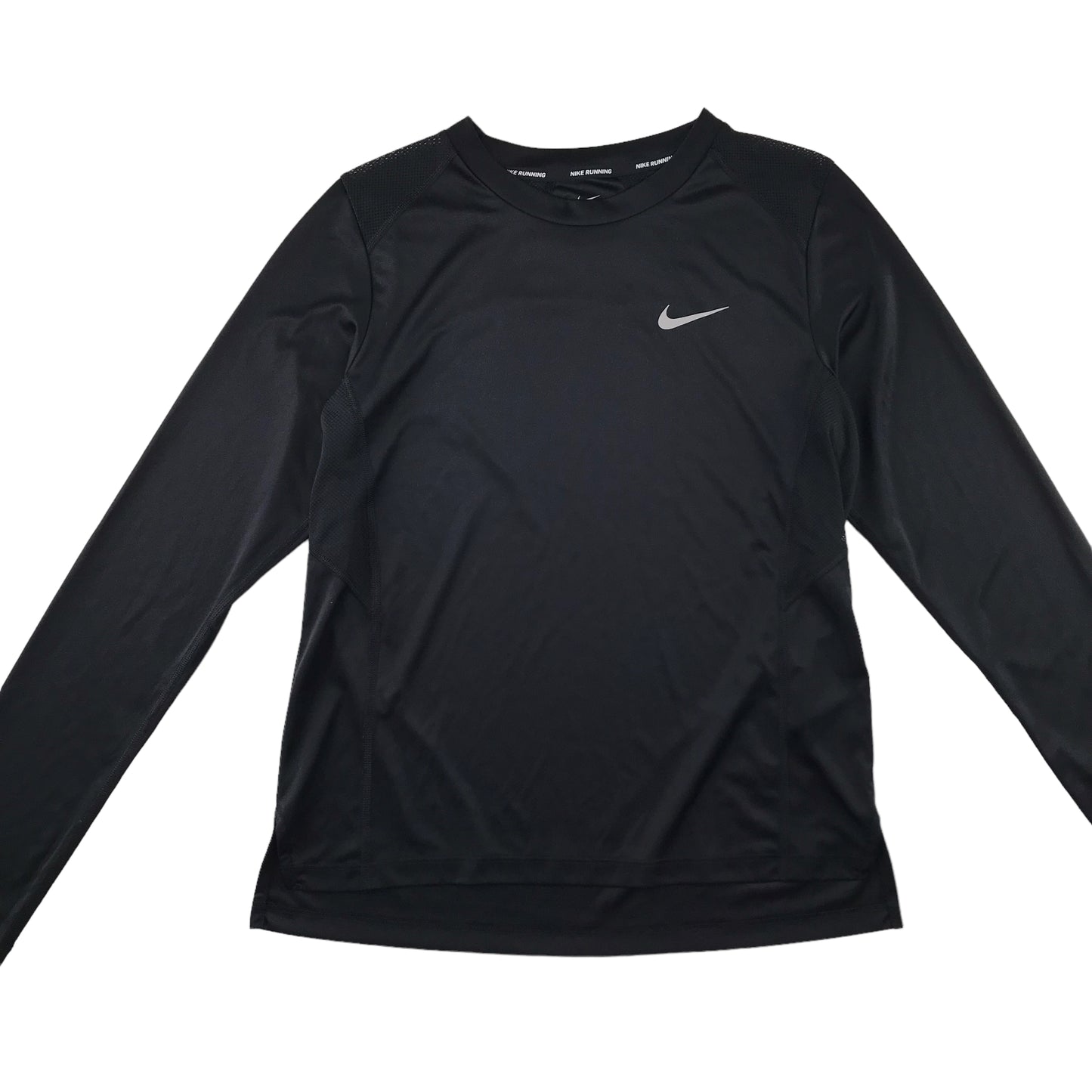 Nike sport top adult size S black long sleeve running t-shirt