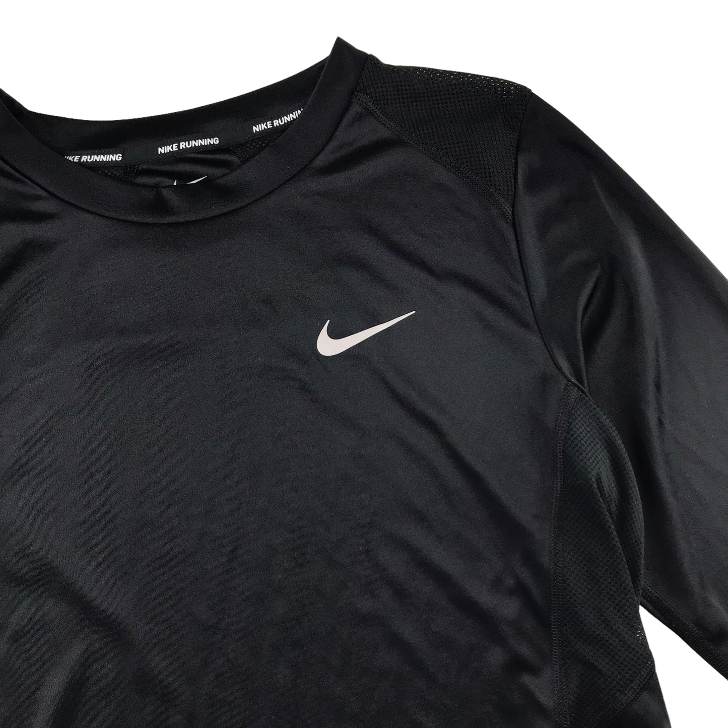 Nike sport top adult size S black long sleeve running t-shirt