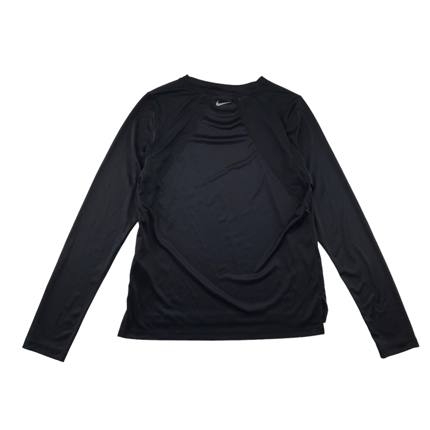 Nike sport top adult size S black long sleeve running t-shirt