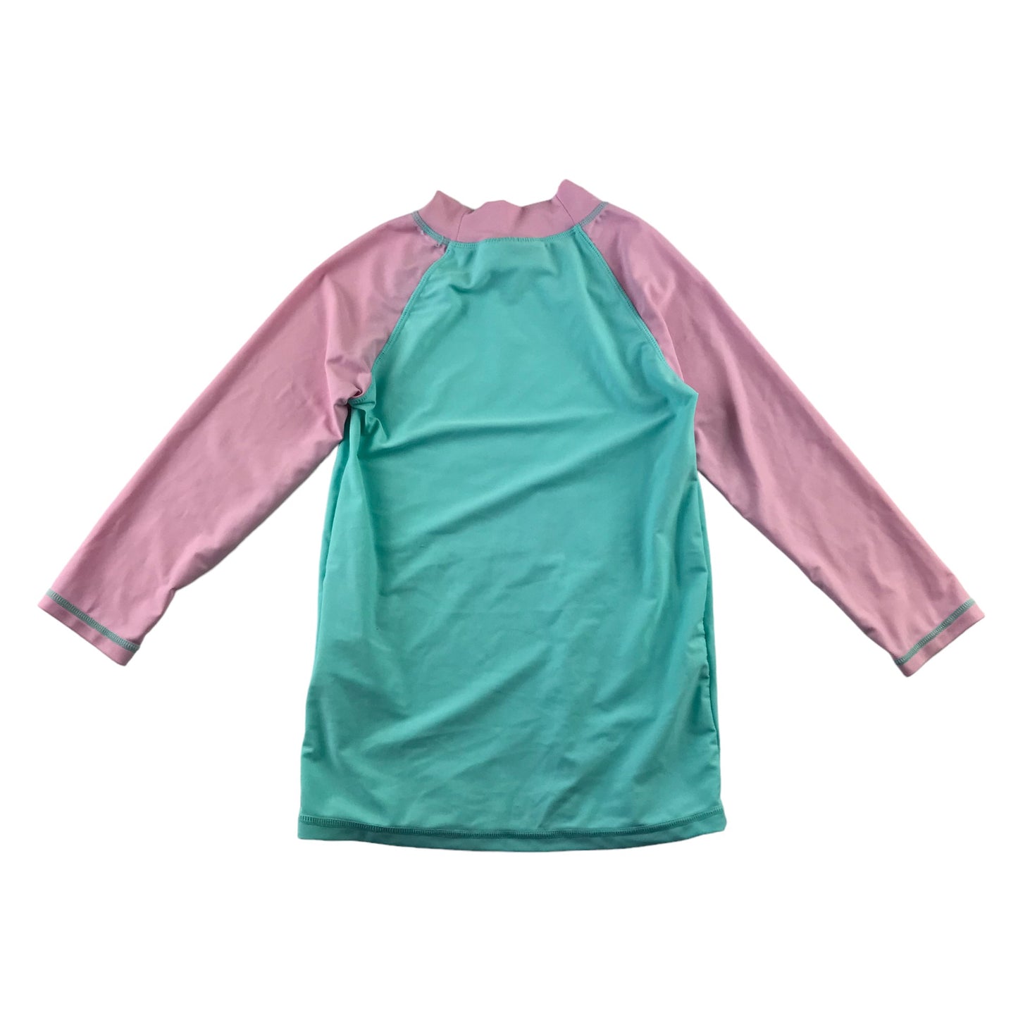 Peppa Pig Swim top Mint and Pink long sleeve Paradise print