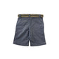 Primark Shorts Age 5 Blue Chino Style with Belt Cotton