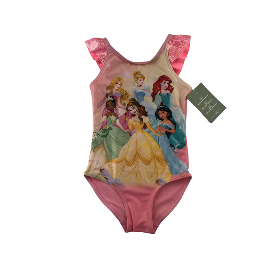 H&M swimsuit 4-6 years pink Disney Princesses one piece cossie
