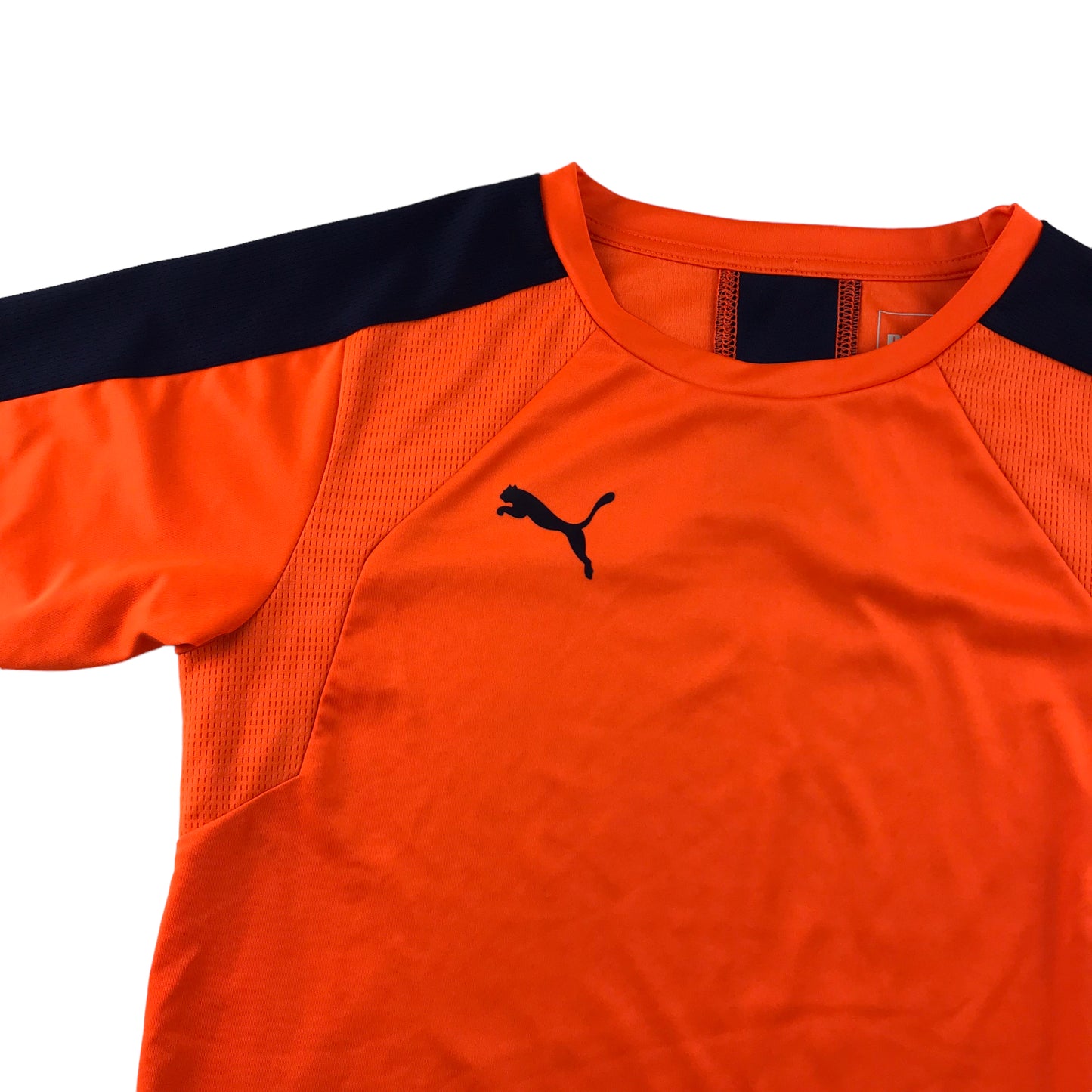 Puma sport top 11-12 years bright orange short sleeve sporty t-shirt