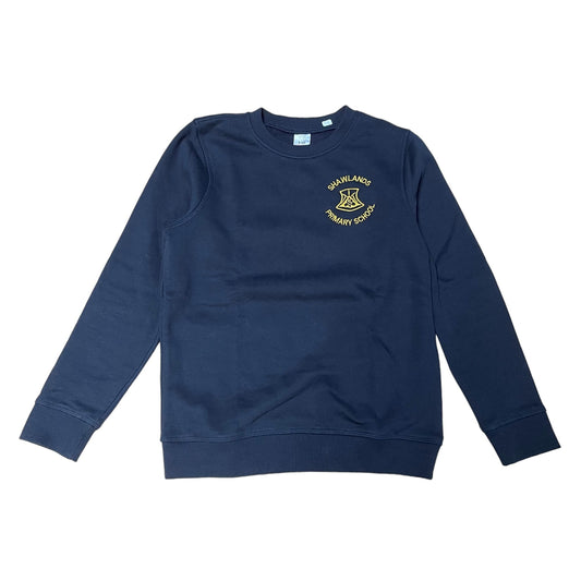 Shawlands Primary Navy Blue Crew Neck Sweater