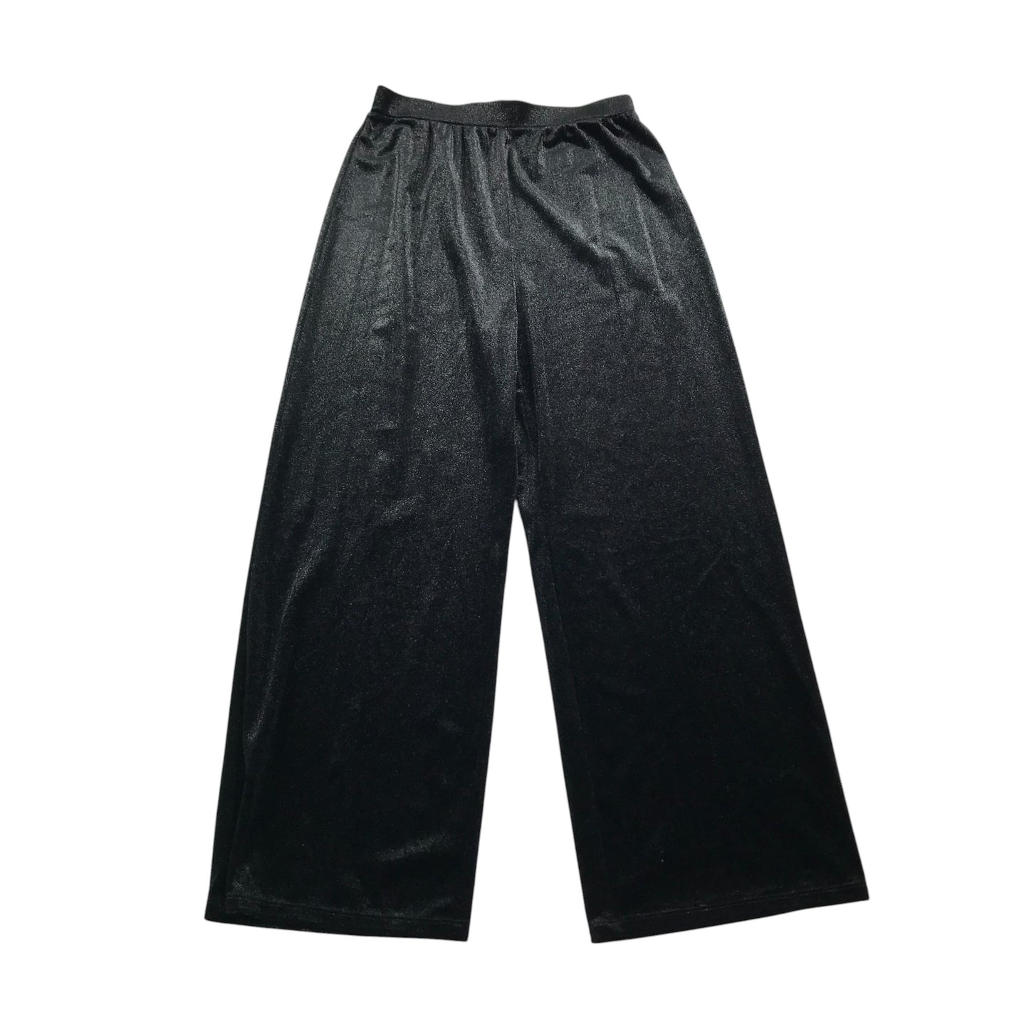 Nutmeg top and bottoms Set 11-12 Years Black Sparky velour top and wide leg trousers