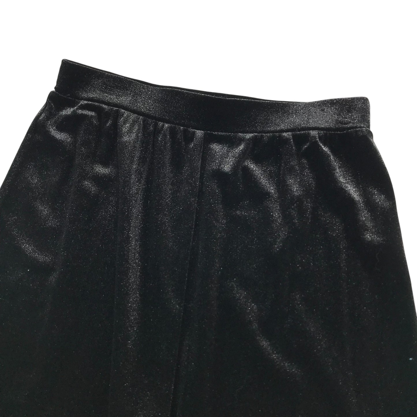 Nutmeg top and bottoms Set 11-12 Years Black Sparky velour top and wide leg trousers