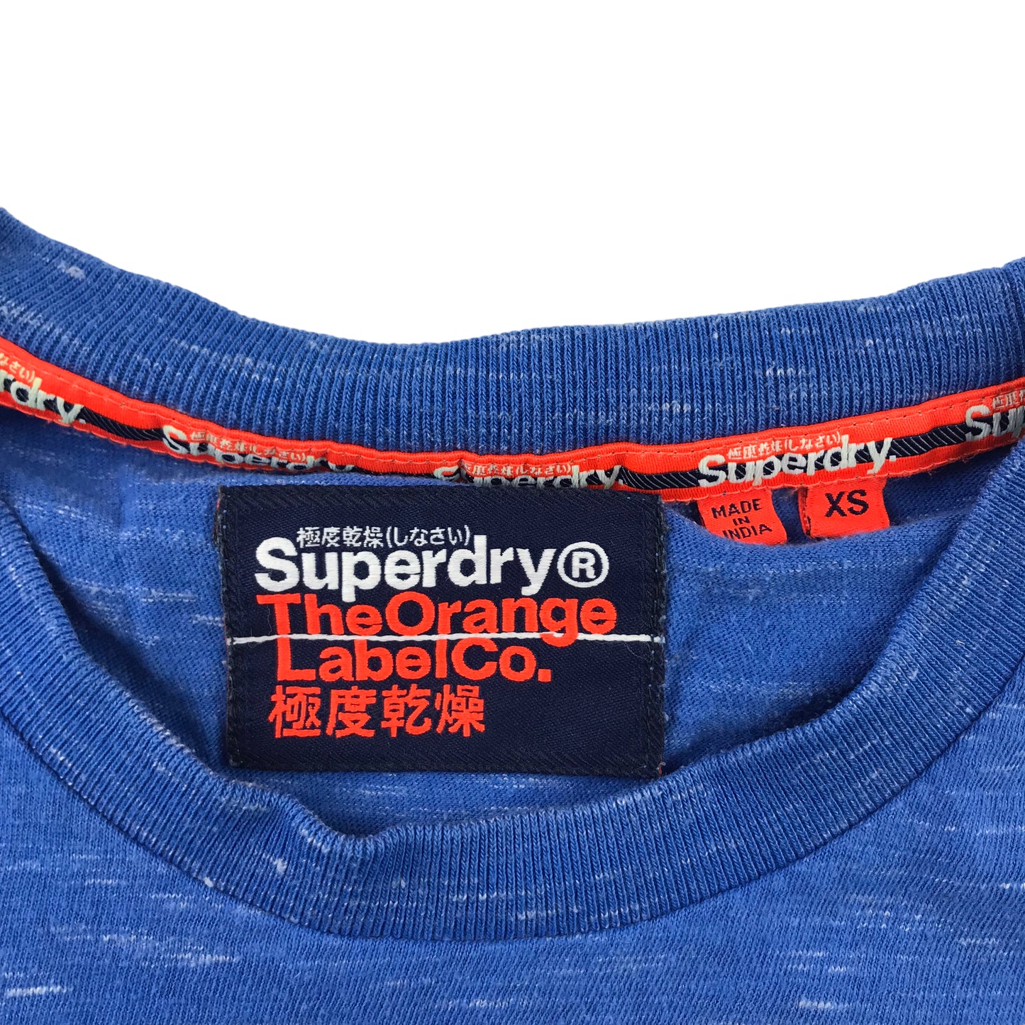 Superdry t-shirt adult size XS blue short sleeve