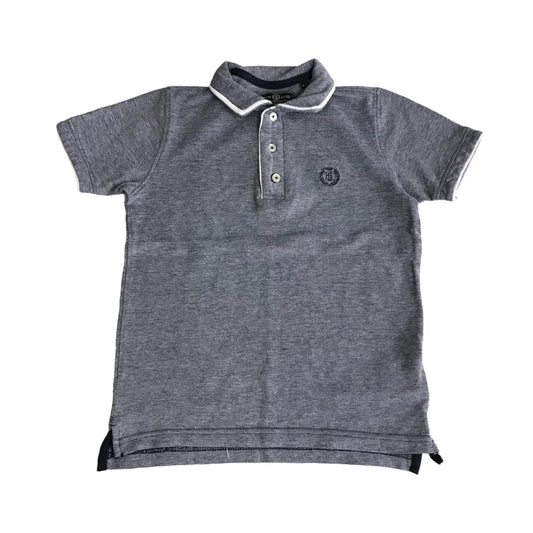 Henri Lloyd Polo Shirt 6-7 years Grey short sleeve cotton