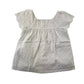 M&S blouse 6-7 years white short sleeve embroidered cotton