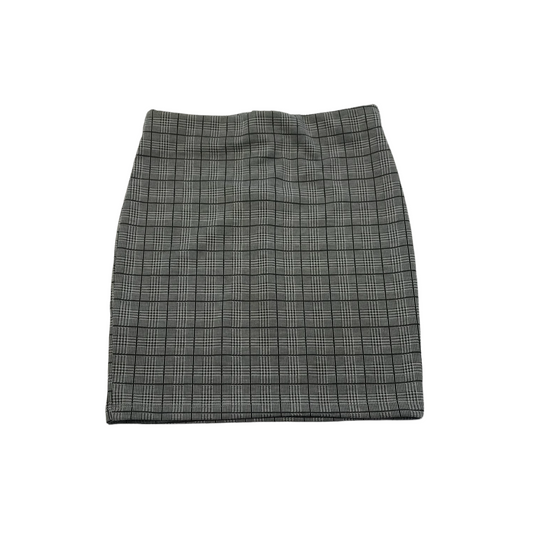 New Look Grey Checked Pencil Mini Skirt Age 10