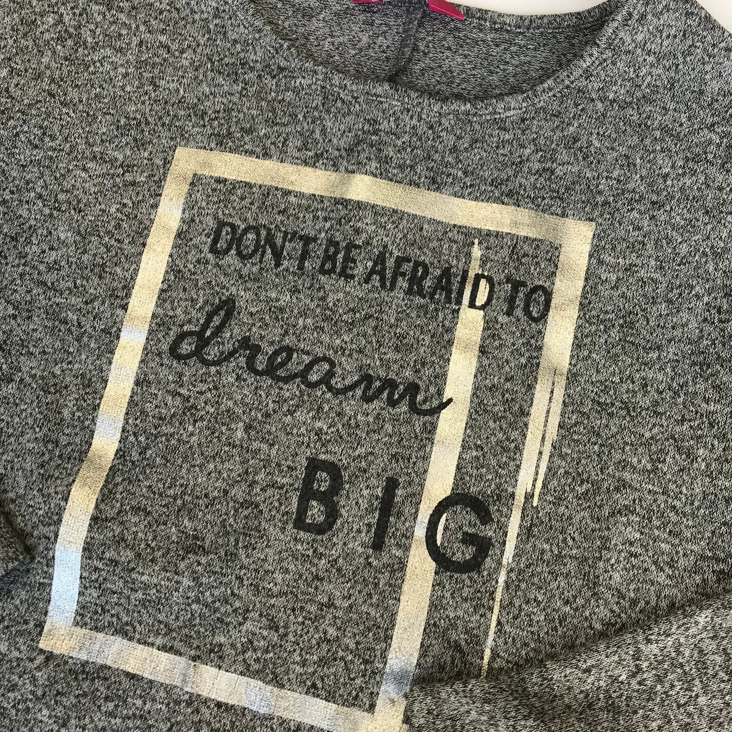 YD Grey Dream Big Jumper Age 10