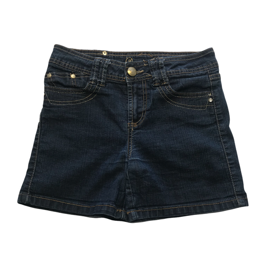 Primark Navy Blue Denim Shorts Age 10