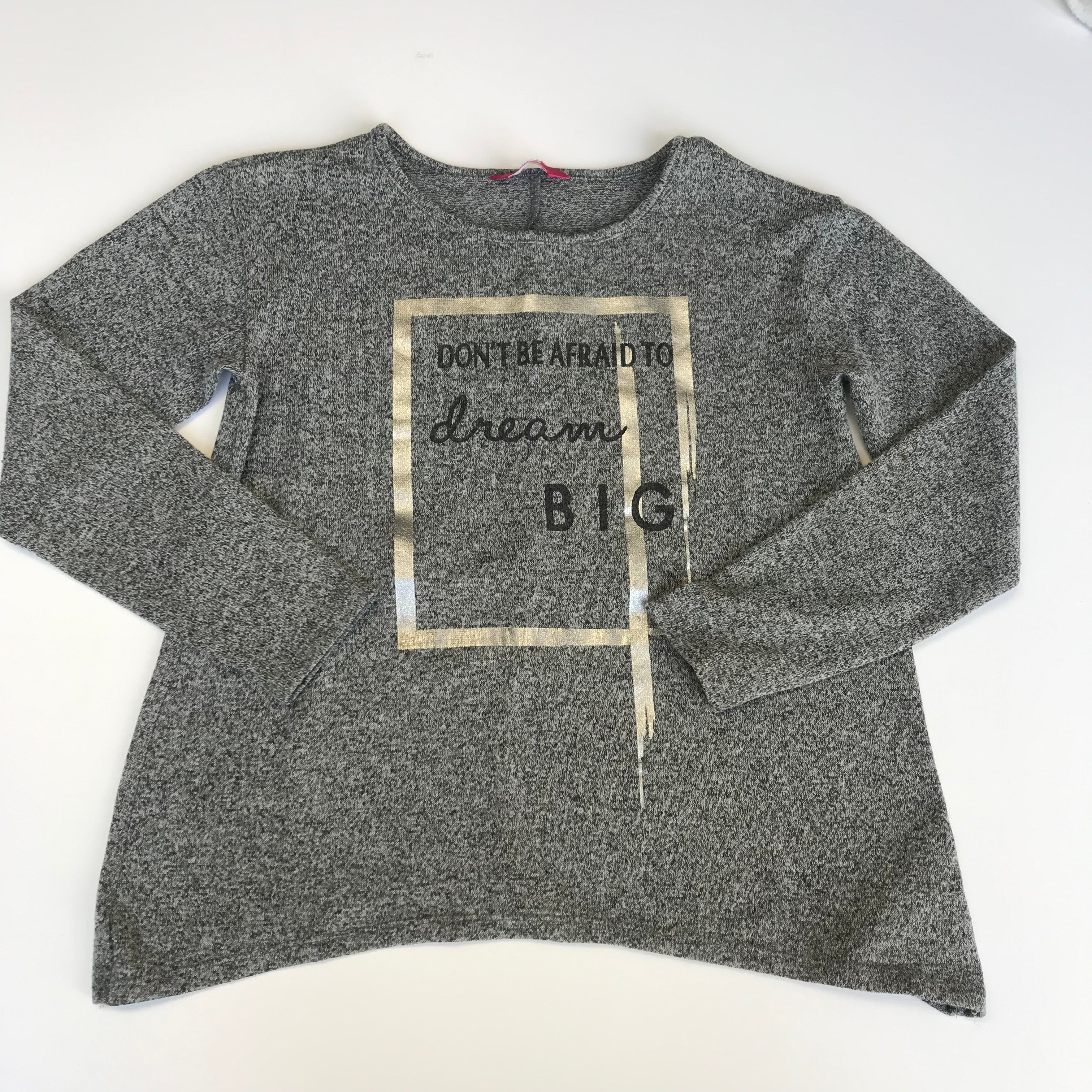 YD Grey Dream Big Jumper Age 10 ApparelXchange CIC