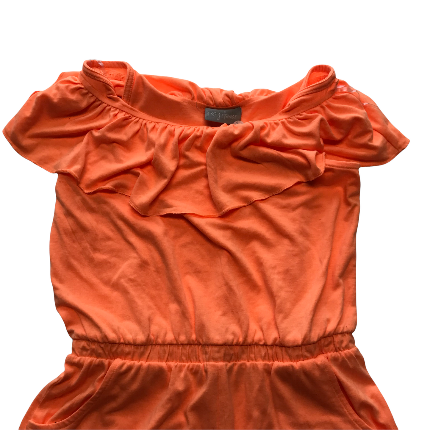 Matalan Orange Playsuit Age 10