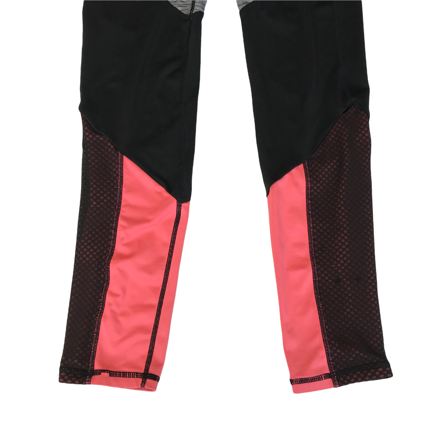 H&M Grey Black and Pink Sport Leggings Age 10
