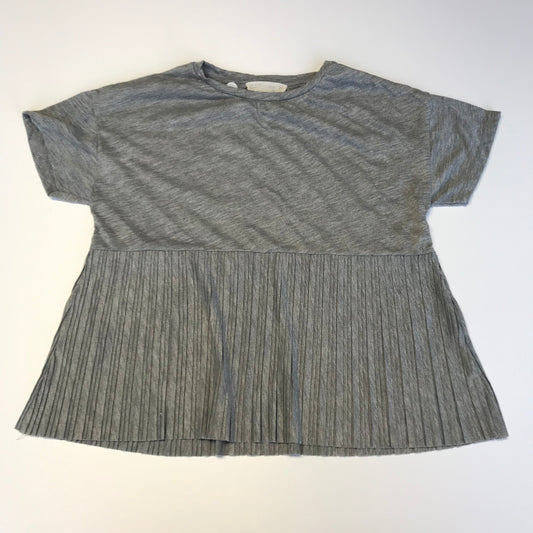 Zara Grey Frill T-shirt Age 10