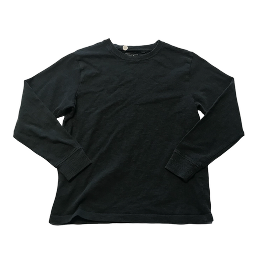 Next Dark Grey Plain Long Sleeve T-shirt Age 10