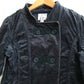 NEXT Dark Grey Velvet Double Breasted Light Jacket Age 10
