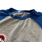 Fatface Grey and Blue Patch Print T-Shirt Age 10