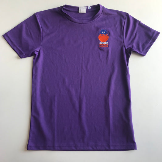 Spider Hockey Coaching Purple Sports T-shirt Age 10