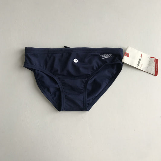 Speedo Navy Blue Briefs Age 10