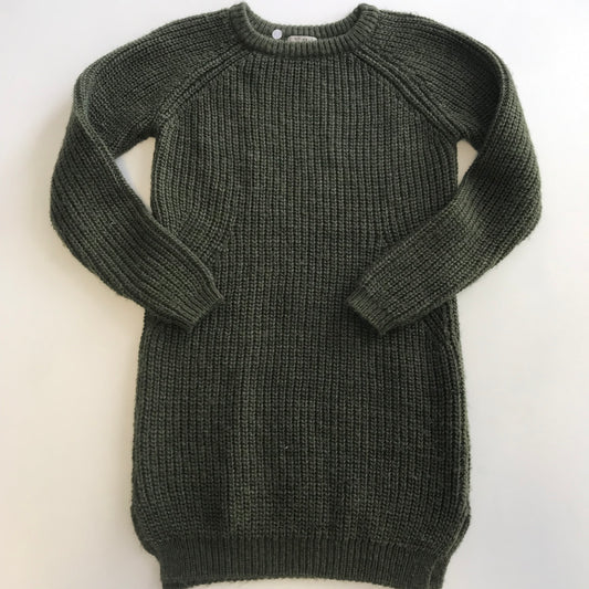 NEXT Long Green Knitted Jumper Age 10