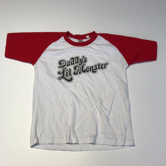 B&C Collection Daddy's Lil Monster Print T-shirt Age 10
