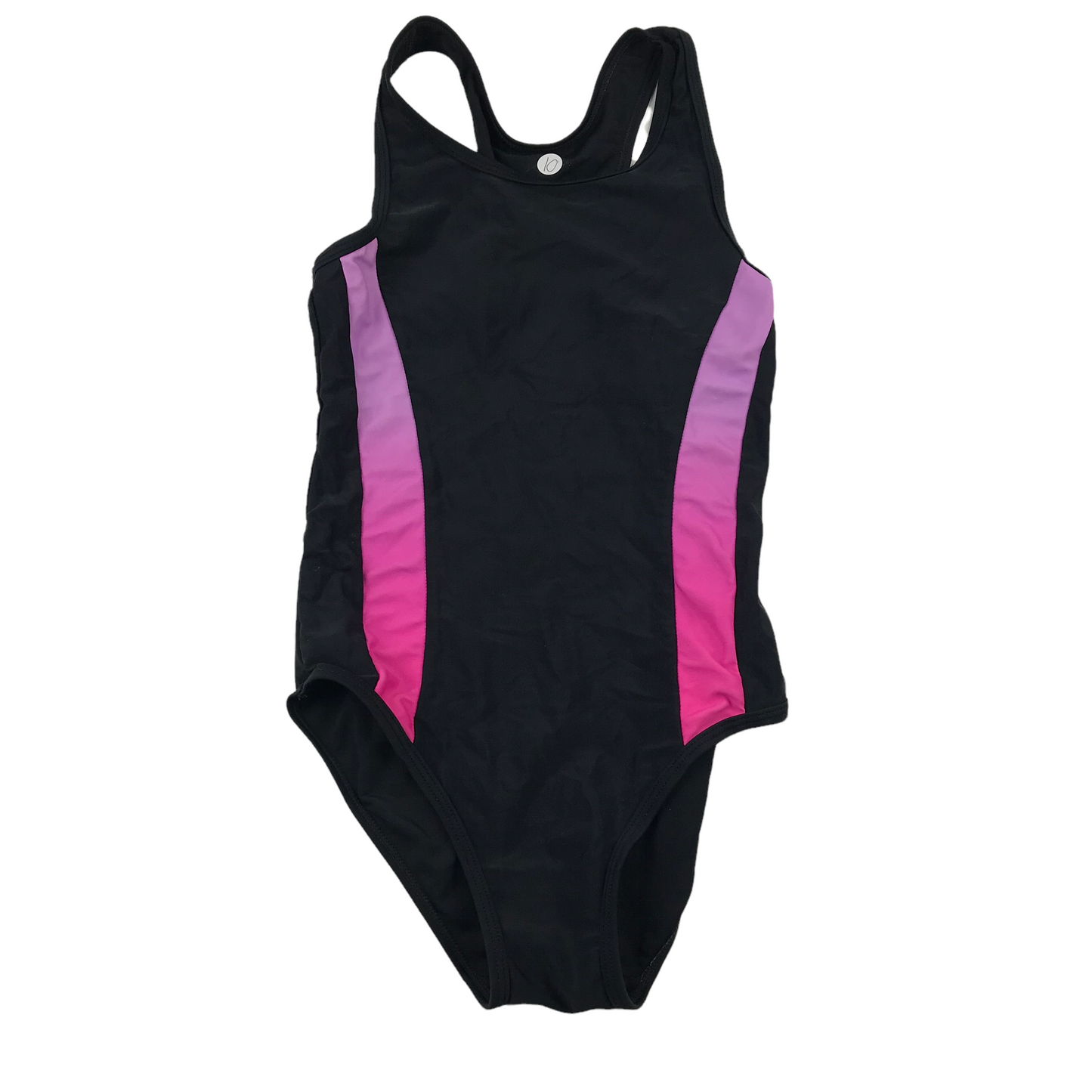 Tu Black and Pink Swimsuit Age 10