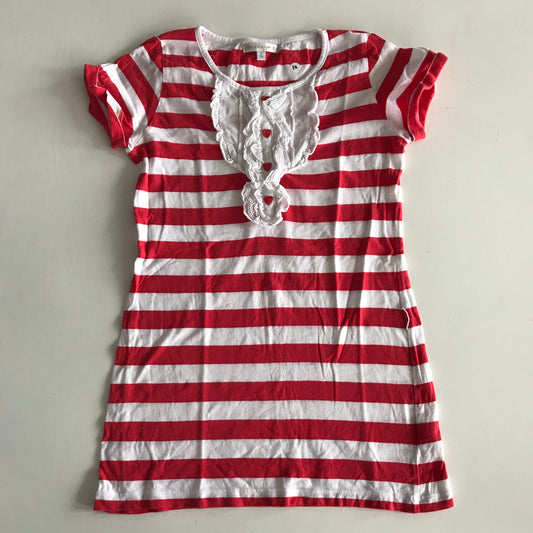 Red and White Stripy T-shirt Age 10